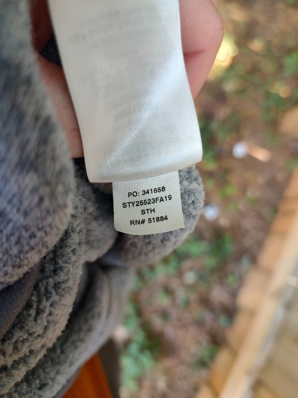 🏵️ Patagonia Grey 1/4 Zip Fleece Outdoor Better Sweater Mens XXL - Picture 6 of 8